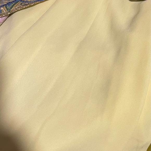 Elegant Paisley Print Dress in Pink and Green - Picture 7 of 8